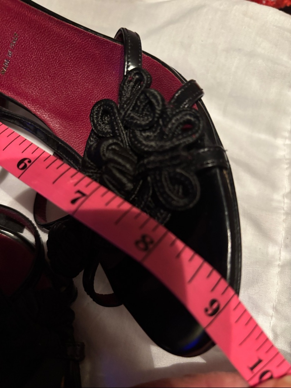 Prada Leather Brocade Woven Heel’s - Picture 13 of 16
